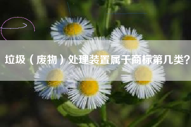垃圾（废物）处理装置属于商标第几类？