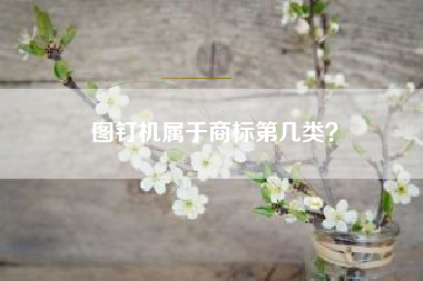 图钉机属于商标第几类？